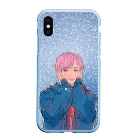 Чехол для iPhone XS Max матовый с принтом JIMIN SPRING DAY в Санкт-Петербурге, Силикон | Область печати: задняя сторона чехла, без боковых панелей | bt21 | bts | hoseok | jhope | jimin | jin | jungkook | namjoon | rm | taehyung | v | бантан | бт21 | бтс | весна | ви | голубая | джей хоуп | джин | зима | намджун | новый год | рм | снег | снежинки | спринг дэй | тэхен | хосок | чимин | чонгук 