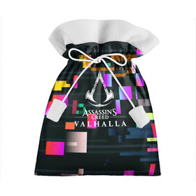 Подарочный 3D мешок с принтом ASSASINS VALHALLA / ВАЛХАЛЛА в Санкт-Петербурге, 100% полиэстер | Размер: 29*39 см | creed | game | valhalla | альтаир | ассасин | кинжал