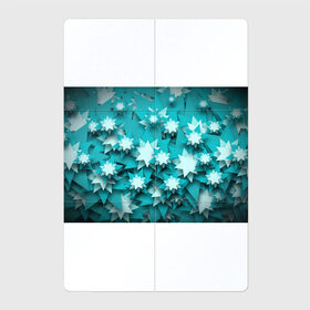 Магнитный плакат 2Х3 с принтом Звездочки в Санкт-Петербурге, Полимерный материал с магнитным слоем | 6 деталей размером 9*9 см | голубая звезда | звезда | звездный | звездочки | паттерн звезды | шестиконечная звезда