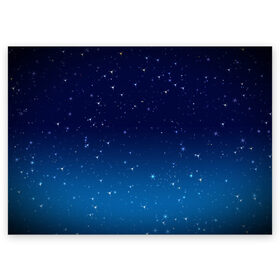 Поздравительная открытка с принтом Звездное небо в Санкт-Петербурге, 100% бумага | плотность бумаги 280 г/м2, матовая, на обратной стороне линовка и место для марки
 | cosmos | space | астрономия | звезды | космос