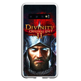 Чехол для Samsung Galaxy S10 с принтом DIVINITY в Санкт-Петербурге, Силикон | Область печати: задняя сторона чехла, без боковых панелей | Тематика изображения на принте: divinity | divinity 2 | divinity original | divinity sin | divinity sin 2 | дивинити | дивинити 2 | дивинити ориджинал. | дивинити син