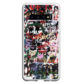 Чехол для Samsung Galaxy S10 с принтом Street graffiti в Санкт-Петербурге, Силикон | Область печати: задняя сторона чехла, без боковых панелей | graffiti | английский | граффити | искусство | надписи | рисунок | стена | текустура | уличный