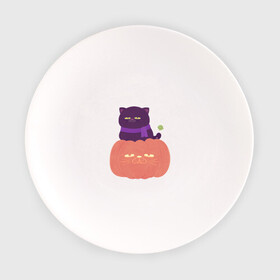 Тарелка с принтом Хеллоуиновский кот в Санкт-Петербурге, фарфор | диаметр - 210 мм
диаметр для нанесения принта - 120 мм | арт | ведьма | кот | кошка | рисунок | сладость чупа чупс | тыква | хеллоуин | хэллоуин | чёрная кошка | чёрный кот | шарф