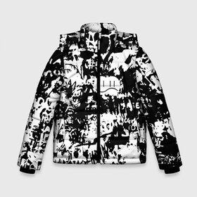 Зимняя куртка для мальчиков 3D с принтом Graffiti в Санкт-Петербурге, ткань верха — 100% полиэстер; подклад — 100% полиэстер, утеплитель — 100% полиэстер | длина ниже бедра, удлиненная спинка, воротник стойка и отстегивающийся капюшон. Есть боковые карманы с листочкой на кнопках, утяжки по низу изделия и внутренний карман на молнии. 

Предусмотрены светоотражающий принт на спинке, радужный светоотражающий элемент на пуллере молнии и на резинке для утяжки | graffiti | английский | граффити | искусство | надписи | рисунок | стена | текстура | уличный