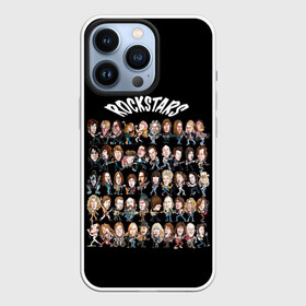 Чехол для iPhone 13 Pro с принтом ROCK STARS в Санкт-Петербурге,  |  | beatles | bono | kiss | music | nirvana | queen | rock | roling stones | stars | usa | боно | джагер | звезды | кобэйн | меркьюри | музыка | озборн | разные | рок