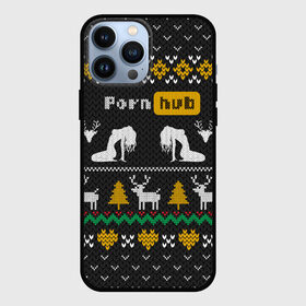 Чехол для iPhone 13 Pro Max с принтом Pornhub свитер с оленями в Санкт-Петербурге,  |  | 2021 | knit | knitted | merch | new year | sweater | ugly sweater | вязанный | вязяный | зимний | лого | логотип | мерч | новый год | олени | рождественский | рождественский свитер | рождес