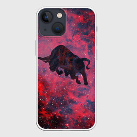 Чехол для iPhone 13 mini с принтом Бык в Санкт-Петербурге,  |  | 2021 | bull | space | бык | год быка | космос