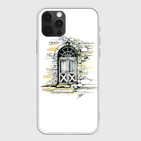 Чехол для iPhone 12 Pro Max с принтом Старая дверь в Санкт-Петербурге, Силикон |  | акварель | графика | старая дверь