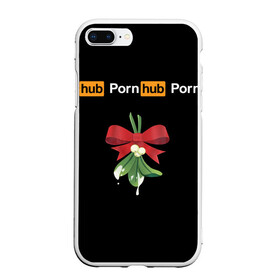 Чехол для iPhone 7Plus/8 Plus матовый с принтом XXXMAS (PornHub) в Санкт-Петербурге, Силикон | Область печати: задняя сторона чехла, без боковых панелей | brazzers | christmas | marry | new | santa | snow | winter | xmas | xxxmas | year | год | дед | мороз | новый | пронохаб | снег