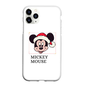 Чехол для iPhone 11 Pro матовый с принтом ВОЛШЕБНЫЙ НОВЫЙ ГОД в Санкт-Петербурге, Силикон |  | mickey mouse | мультик | мышь | новый год | санта