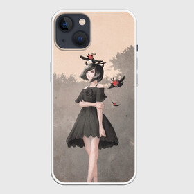 Чехол для iPhone 13 с принтом Secre Swallowtail в Санкт-Петербурге,  |  | anime | asta | black clover | demon | magic | yuno | аниме | аниме черный клевер | анимэ | аста | демон | клевер | магия | черный клевер | юно