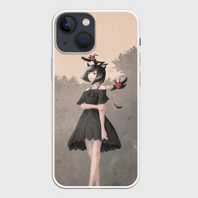 Чехол для iPhone 13 mini с принтом Secre Swallowtail в Санкт-Петербурге,  |  | anime | asta | black clover | demon | magic | yuno | аниме | аниме черный клевер | анимэ | аста | демон | клевер | магия | черный клевер | юно