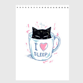 Скетчбук с принтом Я Люблю Спать в Санкт-Петербурге, 100% бумага
 | 48 листов, плотность листов — 100 г/м2, плотность картонной обложки — 250 г/м2. Листы скреплены сверху удобной пружинной спиралью | cat | cats | coffee | i | love | nekoffee | night | sleep | вечер | жарко | зима | кот | котенок | котик | котэ | котяра | котята | кофе | кошка | люблю | любовь | нежное | нежный | ночь | сон | спать | тепло | холод | холодно | я