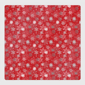 Магнитный плакат 3Х3 с принтом Снежинки в Санкт-Петербурге, Полимерный материал с магнитным слоем | 9 деталей размером 9*9 см | merry christmas | дед мороз | ёлка | зима | зимние узоры | мороз | новый год | подарок | праздник | рождество | с новым годом | салют | санта клаус | свитер с оленями | снег | снеговик | снегурочка | снежинки