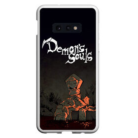Чехол для Samsung S10E с принтом Demons souls в Санкт-Петербурге, Силикон | Область печати: задняя сторона чехла, без боковых панелей | dark souls | demon souls | demons souls | demons souls remastered | git gud | гит гуд | дарк соулз | демон соулз