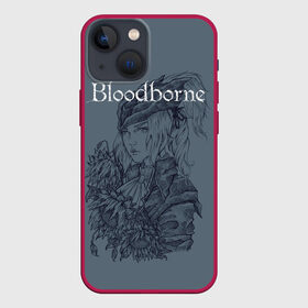 Чехол для iPhone 13 mini с принтом Bloodborne в Санкт-Петербурге,  |  | dark souls | demon souls | demons souls | demons souls remastered | git gud | гит гуд | дарк соулз | демон соулз