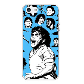 Чехол для iPhone 5/5S матовый с принтом DIEGO MARADONA в Санкт-Петербурге, Силикон | Область печати: задняя сторона чехла, без боковых панелей | diego armando maradona | football | архентинос хуниорс | барселона | бока хуниорс | бока хуниорс. | диего армандо марадона | диего марадона | наполи | ньюэллс олд бойз | севилья | футбол