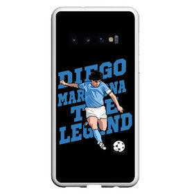 Чехол для Samsung Galaxy S10 с принтом Diego Maradona в Санкт-Петербурге, Силикон | Область печати: задняя сторона чехла, без боковых панелей | 10 | 1960 | 2020 | argentina | barcelona | diego | football | legend | leo | lionel | maradona | messi | retro | rip | soccer | аргентина | барселона | бога | диего | легенда | лионель | марадона | месси | мяч | ретро | рука | форма | футбол