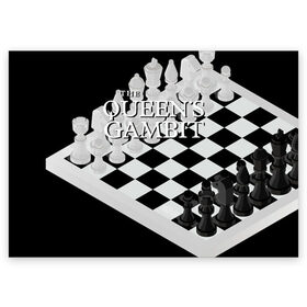 Поздравительная открытка с принтом Ход Королевы в Санкт-Петербурге, 100% бумага | плотность бумаги 280 г/м2, матовая, на обратной стороне линовка и место для марки
 | beth harmon | chess | queens gambit | the queens gambit | аня тейлор джой | бет хармон | нетфликс | ход королевы | шахматы