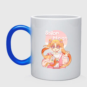 Кружка хамелеон с принтом Sailor Moon Coffee в Санкт-Петербурге, керамика | меняет цвет при нагревании, емкость 330 мл | anime | animegirl | cute | kavai | kavaii | madara | manga | sailor | sailorchibimoon | sailorjupiter | sailormars | sailormercury | sailormoon | sailormooncrystal | sailorvenus | usagi | usagitsukino | аниме | анимесейлормун | каваи | сейлормун