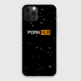 Чехол для iPhone 12 Pro с принтом Pornhub в Санкт-Петербурге, силикон | область печати: задняя сторона чехла, без боковых панелей | black | черный
