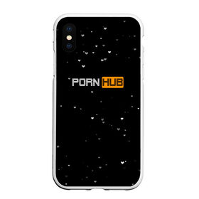 Чехол для iPhone XS Max матовый с принтом Pornhub в Санкт-Петербурге, Силикон | Область печати: задняя сторона чехла, без боковых панелей | Тематика изображения на принте: black | черный