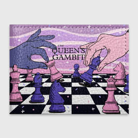 Обложка для студенческого билета с принтом The Queens Gambit в Санкт-Петербурге, натуральная кожа | Размер: 11*8 см; Печать на всей внешней стороне | beth harmon | chess | queens gambit | the queens gambit | аня тейлор джой | бет хармон | нетфликс | ход королевы | шахматы