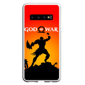 Чехол для Samsung Galaxy S10 с принтом GOD OF WAR в Санкт-Петербурге, Силикон | Область печати: задняя сторона чехла, без боковых панелей | game | god of war | god of war 4 | gods of war | викинги. | год оф вар | год оф вар 4 | игра | рпг