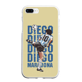 Чехол для iPhone 7Plus/8 Plus матовый с принтом Diego Diego в Санкт-Петербурге, Силикон | Область печати: задняя сторона чехла, без боковых панелей | 10 номер | diego | football | maradona | maradonna | арегнтина | бога | диего | марадона | марадонна | ретро | рука | сборная аргентины | футбол | футболист