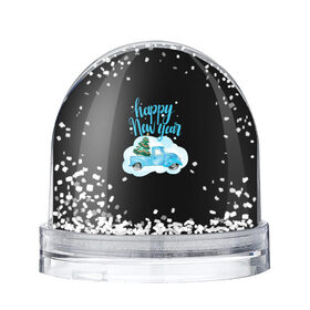 Снежный шар с принтом Happy New Year в Санкт-Петербурге, Пластик | Изображение внутри шара печатается на глянцевой фотобумаге с двух сторон | 