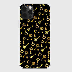 Чехол для iPhone 12 Pro Max с принтом Золотые ключики в Санкт-Петербурге, Силикон |  | gold | golden | hipster | pattern | retro | винтаж | волшебный | джаз | замок | золотистый | золото | золотой ключик | империя | классика | ключ | ключик | корона | открытие | паттерн | ретро стиль | символ | сказочный