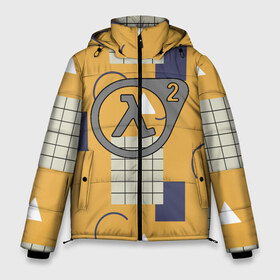 Мужская зимняя куртка 3D с принтом Half Life2 (S) в Санкт-Петербурге, верх — 100% полиэстер; подкладка — 100% полиэстер; утеплитель — 100% полиэстер | длина ниже бедра, свободный силуэт Оверсайз. Есть воротник-стойка, отстегивающийся капюшон и ветрозащитная планка. 

Боковые карманы с листочкой на кнопках и внутренний карман на молнии. | Тематика изображения на принте: black mesa | city 17 | combine guard | gordon freeman | half life | source | valve | гордон фримен | халф лайф