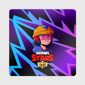 Магнит виниловый Квадрат с принтом Джеки Brawl Stars Jacky в Санкт-Петербурге, полимерный материал с магнитным слоем | размер 9*9 см, закругленные углы | anime | brawl | brawl stars | brawlstars | brawl_stars | jacky | panny | аниме | бравл | бравлстарс | девочка | девушка | джеки | джэки | манга