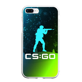 Чехол для iPhone 7Plus/8 Plus матовый с принтом CS GO КС ГО - Снежный в Санкт-Петербурге, Силикон | Область печати: задняя сторона чехла, без боковых панелей | asiimov | counter | counter strike | counterstrike | cs go | cs:go | csgo | global | offensive | strike | год | гоу | каэс | контер | контр | контра | контрстрайк | кс го | кс:го | ксго | новогодний | новый | страйк | сы пщ