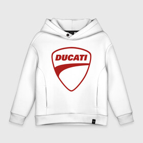 Детское худи Oversize хлопок с принтом Ducati Logo (Z) в Санкт-Петербурге, френч-терри — 70% хлопок, 30% полиэстер. Мягкий теплый начес внутри —100% хлопок | боковые карманы, эластичные манжеты и нижняя кромка, капюшон на магнитной кнопке | audi | audi ag | corse | ducati | ducati corse | ducati motor holding | hypermotard | multistrada | panigale | scrambler | streetfighter | supersport | дукати | массимо борди | мото | фабио тальони