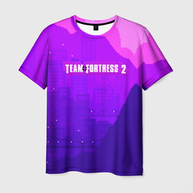 Мужская футболка 3D с принтом Team Fortress 2 (S) в Санкт-Петербурге, 100% полиэфир | прямой крой, круглый вырез горловины, длина до линии бедер | characters | medic | sniper | soldier | team fortress 2 | персонажи | разведчик | снайпер | солдат
