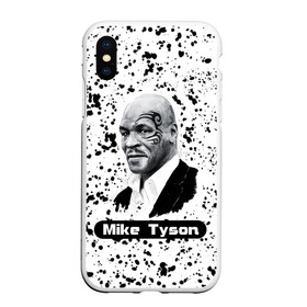 Чехол для iPhone XS Max матовый с принтом Mike Tyson в Санкт-Петербурге, Силикон | Область печати: задняя сторона чехла, без боковых панелей | Тематика изображения на принте: boxer | boxing | great boxer | mike tyson | mike tyson lettering | mike tyson print | бокс | боксер | великий боксер | майк тайсон | надпись mike tyson | принт mike tyson