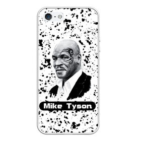 Чехол для iPhone 5/5S матовый с принтом Mike Tyson в Санкт-Петербурге, Силикон | Область печати: задняя сторона чехла, без боковых панелей | boxer | boxing | great boxer | mike tyson | mike tyson lettering | mike tyson print | бокс | боксер | великий боксер | майк тайсон | надпись mike tyson | принт mike tyson