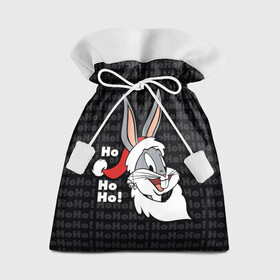 Подарочный 3D мешок с принтом Ho в Санкт-Петербурге, 100% полиэстер | Размер: 29*39 см | Тематика изображения на принте: bugs | bunny | looney | tunes | vdzajul | багз | бани | банни