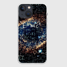 Чехол для iPhone 13 mini с принтом Формула Вселенной в Санкт-Петербурге,  |  | альберт эйнштейн | астрономия | звезды | космос | наука | небо | созвездия | теория большого взрыва | формулы | эйнштейн