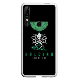 Чехол для Honor P Smart Z с принтом Holding Onto Nothing в Санкт-Петербурге, Силикон | Область печати: задняя сторона чехла, без боковых панелей | Тематика изображения на принте: scifi | космонавт | космос | ктулху | монстр | осьминог | ужасы | фантастика | хоррор | череп