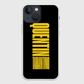 Чехол для iPhone 13 mini с принтом Quentin Tarantino в Санкт-Петербурге,  |  | quentin tarantino | tarantino | голливуд | квентин тарантино | криминально чтиво | однажды в голливуде | омерзительная восьмёрка | режиссёры | тарантино | типография