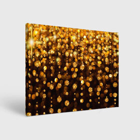 Холст прямоугольный с принтом ЗОЛОТЫЕ БЛЕСТКИ в Санкт-Петербурге, 100% ПВХ |  | gold | pattern | rain | блестки | блестящий | дождь | звезды | золото | красиво | новый год | праздник | снежинки | текстуры
