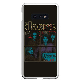 Чехол для Samsung S10E с принтом The Doors в Санкт-Петербурге, Силикон | Область печати: задняя сторона чехла, без боковых панелей | Тематика изображения на принте: group | jim morrison | rock | the doors | джим моррисон | зэ дорс | классика | рок | рок группа