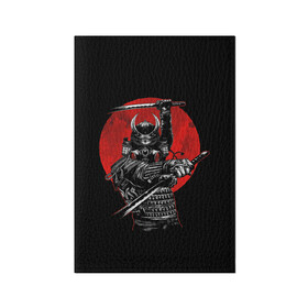 Обложка для паспорта матовая кожа с принтом Samurai в Санкт-Петербурге, натуральная матовая кожа | размер 19,3 х 13,7 см; прозрачные пластиковые крепления | Тематика изображения на принте: 2077 | art | blood | cyber | cyberpunk | dead | death | demon | japan | mask | ninja | oni | samurai | shadow | shogun | tokyo | warior | арт | воин | война | демон | катана | кибер | киберпанк | кровь | маска | мертвый | ниндзя | путь | самурай