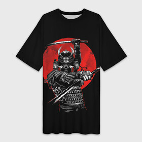 Платье-футболка 3D с принтом Samurai в Санкт-Петербурге,  |  | 2077 | art | blood | cyber | cyberpunk | dead | death | demon | japan | mask | ninja | oni | samurai | shadow | shogun | tokyo | warior | арт | воин | война | демон | катана | кибер | киберпанк | кровь | маска | мертвый | ниндзя | путь | самурай