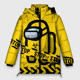 Женская зимняя куртка 3D с принтом AMONG US - BIOHAZARD в Санкт-Петербурге, верх — 100% полиэстер; подкладка — 100% полиэстер; утеплитель — 100% полиэстер | длина ниже бедра, силуэт Оверсайз. Есть воротник-стойка, отстегивающийся капюшон и ветрозащитная планка. 

Боковые карманы с листочкой на кнопках и внутренний карман на молнии | among | among us | amongus | crewmate | game | games | imposter | impostor | logo | monster | sabotage | shhh | амонг | амонг ас | амонгас | игра | игры | импостер | космос | крюмейт | лого | логотип | логотипы | монстр | саботаж | символ | сим