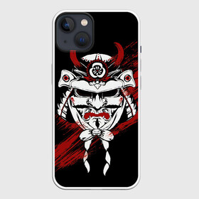 Чехол для iPhone 13 с принтом Самурай Маска в Санкт-Петербурге,  |  | cyberpunk 2077 | ninja | samurai | киберпанк | маска самурая | путь война | самурай | сёгун | семь самураев | токио | чёрный самурай | японский самурай