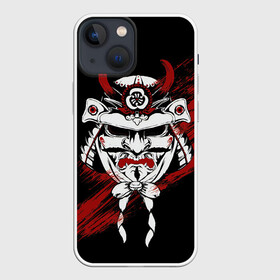 Чехол для iPhone 13 mini с принтом Самурай Маска в Санкт-Петербурге,  |  | cyberpunk 2077 | ninja | samurai | киберпанк | маска самурая | путь война | самурай | сёгун | семь самураев | токио | чёрный самурай | японский самурай