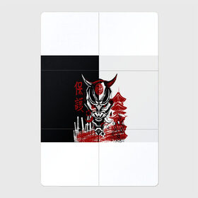 Магнитный плакат 2Х3 с принтом Самурай Samurai в Санкт-Петербурге, Полимерный материал с магнитным слоем | 6 деталей размером 9*9 см | cyberpunk 2077 | ninja | samurai | киберпанк | маска самурая | путь война | самурай | сёгун | семь самураев | токио | чёрный самурай | японский самурай